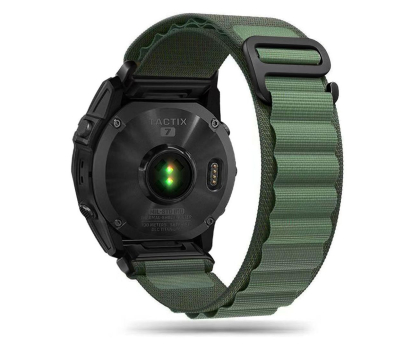 Pasek i akcesoria do zegarków TECH-PROTECT Nylon Pro do Garmin Fenix (22mm) Military Green 9319456607734